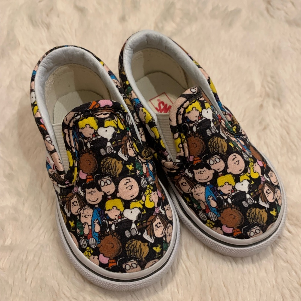 Vans peanuts slip on sneakers